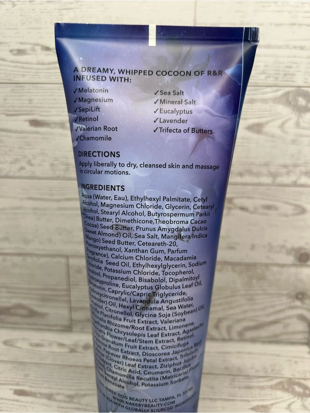 Nakery Beauty Relax + Repair Body Balm Sealed, 8.45 oz